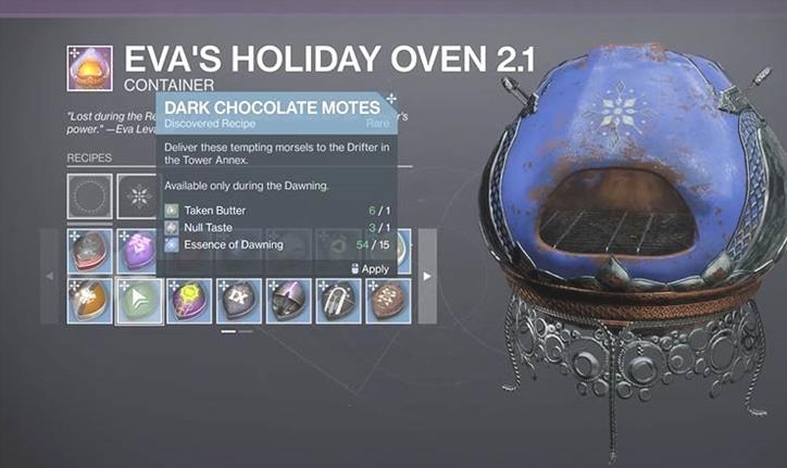 Destiny 2 Cómo conseguir motas de chocolate negro