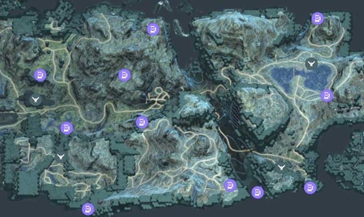 Campaña de Halo Infinite Todas las ubicaciones del mapa del armario de la armadura de Mjolnir