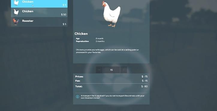 Cómo criar pollos en Farming Simulator 22