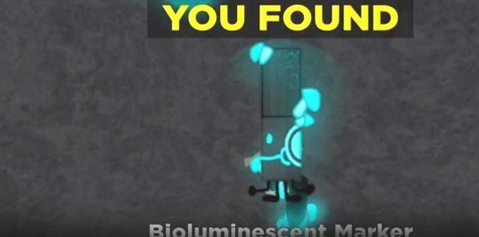 ¿Cómo encontrar el marcador bioluminiscente en Find The Markers?