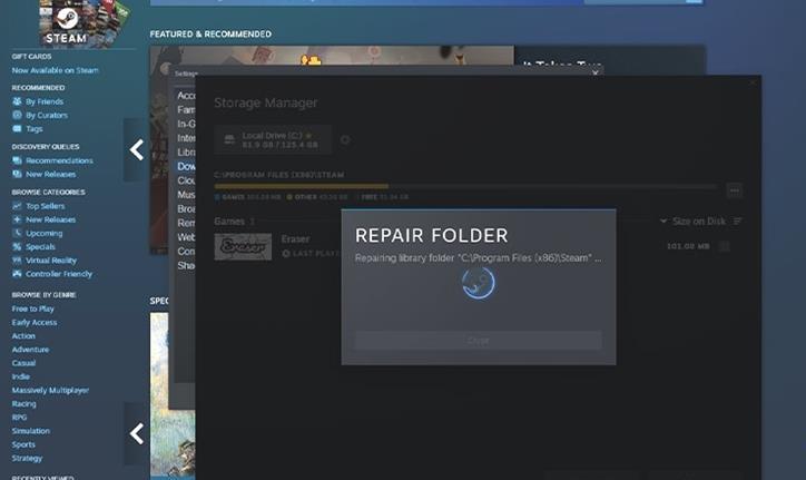 Solución del error Steam Was Unable To Sync Your Files (Steam no pudo sincronizar sus archivos)