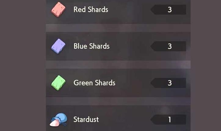 Qué son los fragmentos de colores en Pokemon Legends Arceus - Usos de los fragmentos rojo, azul y verde