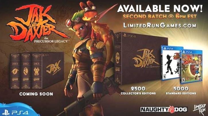 Jak and Daxter: The Precursor Legacy Collectors Editions anunciado para PS4