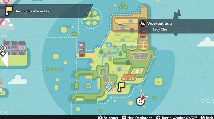 Dónde encontrar la Isla Ditto en el DLC de la Isla de la Armadura para Pokemon Sword and Shield