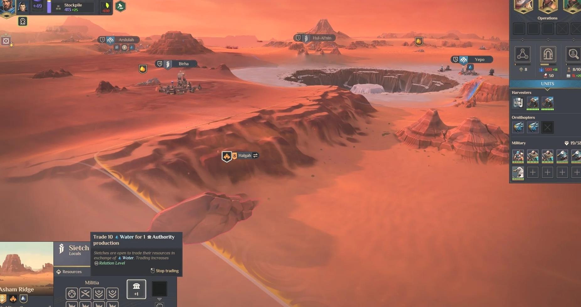 Dune: Spice Wars - Cómo aumentar la autoridad