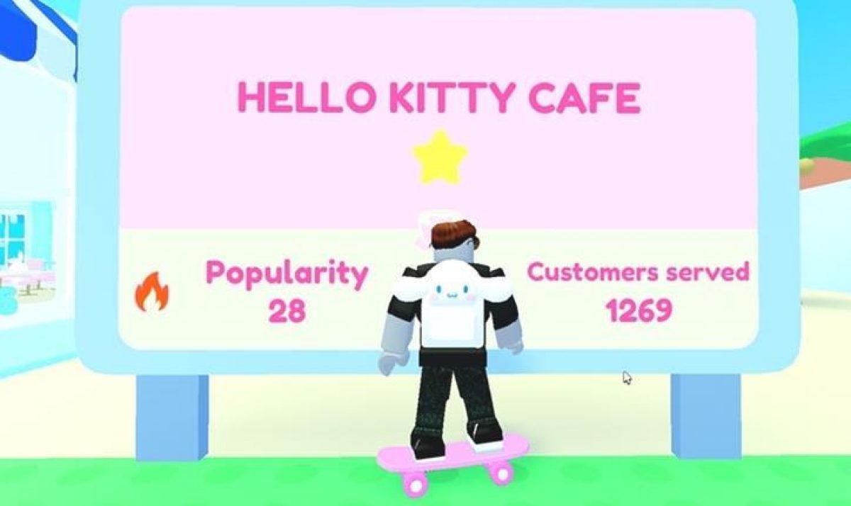 Tutorial de como conseguir a mochila do evento da Hello Kitty #roblox