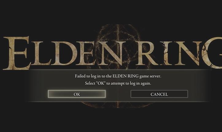 Elden Ring no pudo iniciar sesión en el servidor del juego