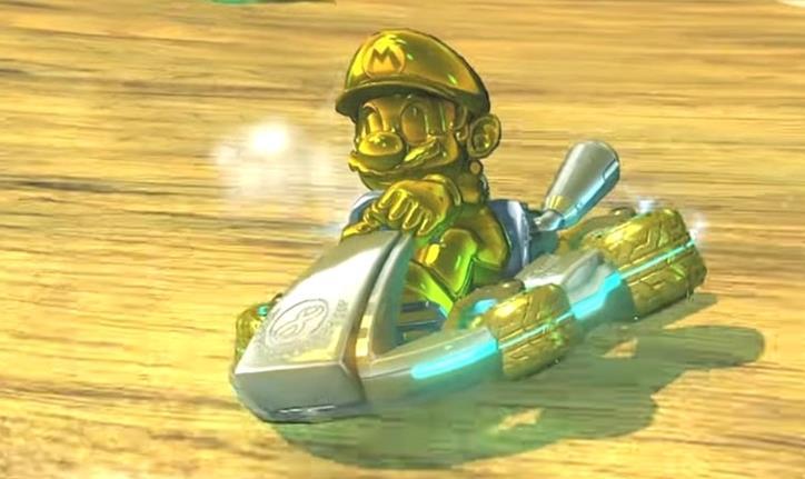 Mario Kart 8 Deluxe: Cómo desbloquear a Mario de oro y piezas de kart