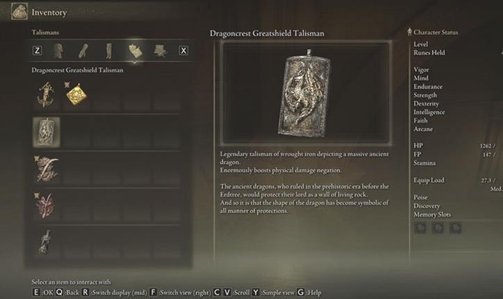 Elden Ring: Cómo conseguir el talismán Dragoncrest Greatshield y su ubicación