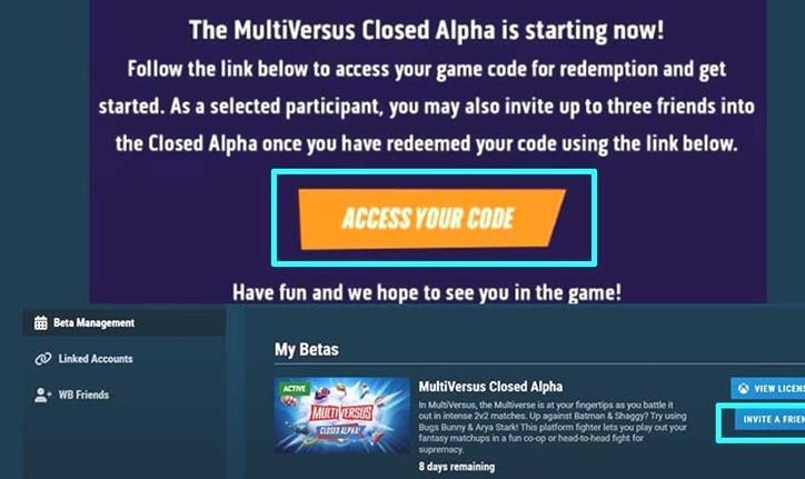 Códigos MultiVersus - ¿Cómo conseguir e invitar a amigos a jugar?