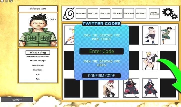 Códigos de Naruto Shinobi Fighting Arena (Junio 2022)