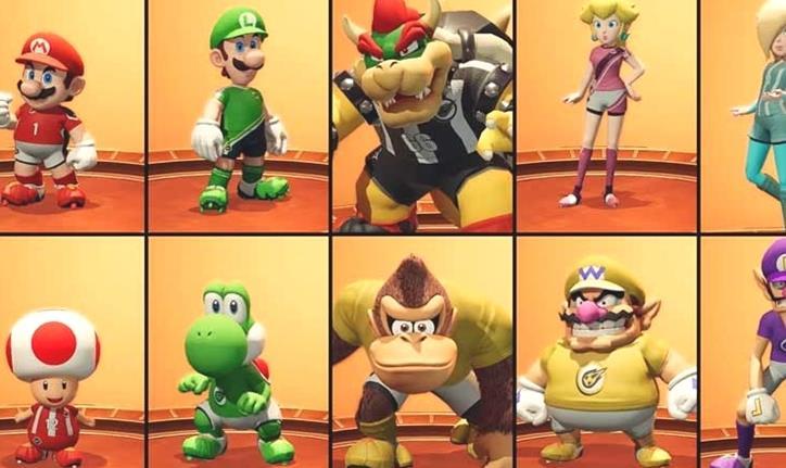 Lista de niveles de personajes de Mario Strikers Battle League