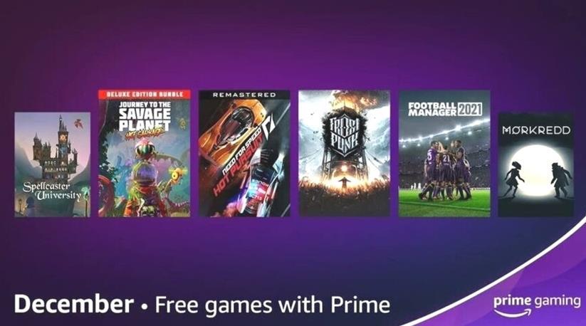 Los juegos gratuitos de Amazon Prime Gaming para diciembre de 2021