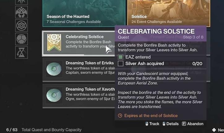 Error de la búsqueda del solsticio en Destiny 2 (corrección)