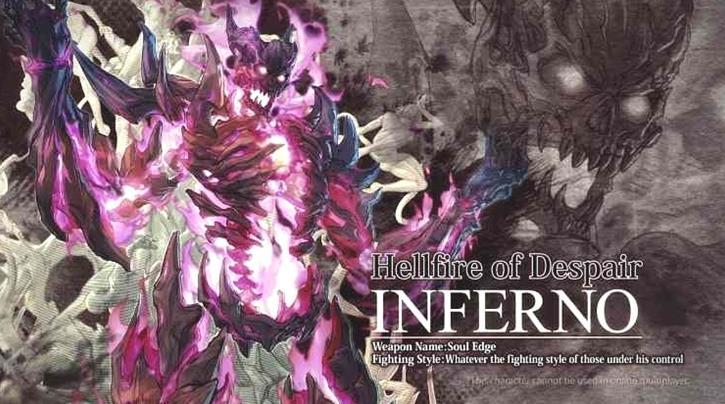Inferno regresa en SoulCalibur VI