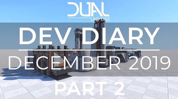 El nuevo diario de desarrollo de Dual Universe resume el mes de diciembre y los planes futuros