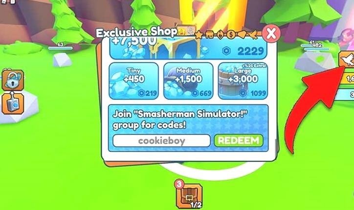 Códigos del simulador Smasherman (julio de 2022)