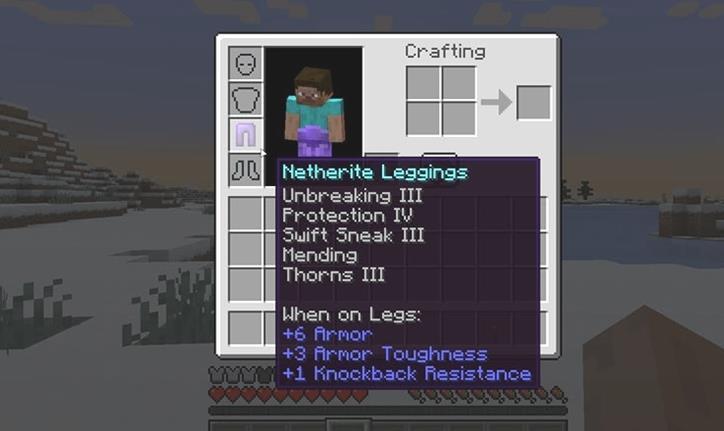 Minecraft: Los mejores encantos de los leggings