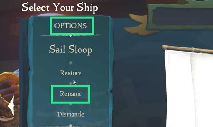 Cómo comprar, nombrar y renombrar tu barco en Sea Of Thieves