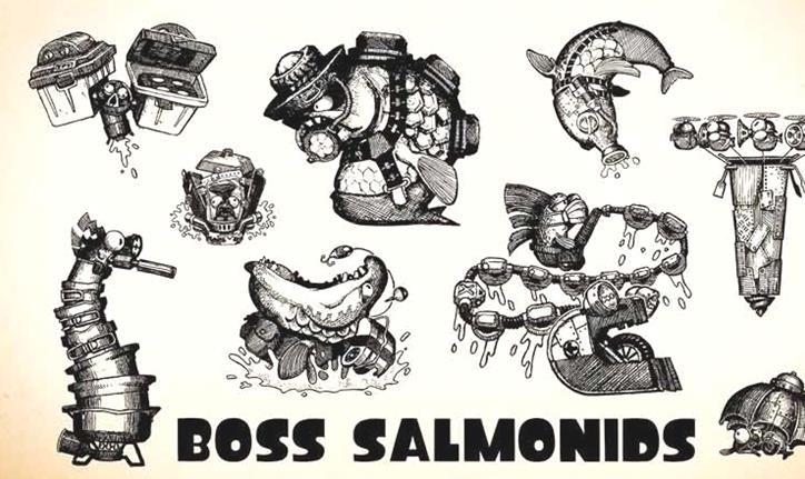 Splatoon 3: Lista de todos los jefes salmónidos en Salmon Run