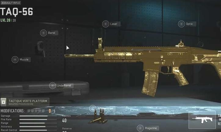 Mejor equipamiento de Modern Warfare 2 TAQ-56 (Cicatriz) – Construye con pericias y aditamentos