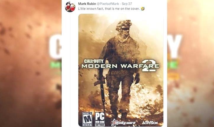 Quién está en la portada de Modern Warfare 2 (2009)