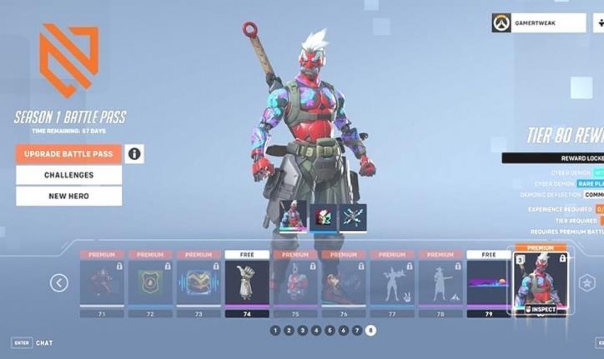 Overwatch 2 - Season 1 Battle Pass - lista de skins, como desbloquear  Kiriko e skin Cyber Demon