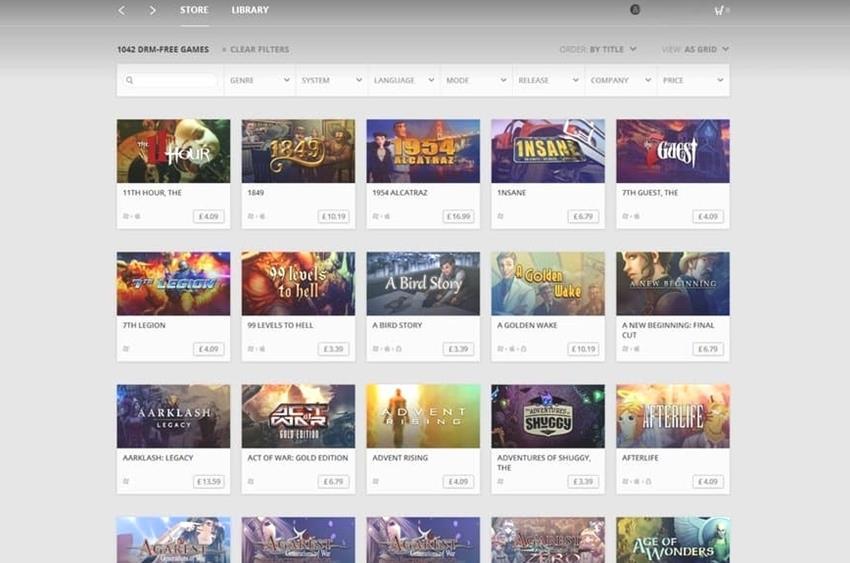GOG introduce nuevos instaladores web para todos los juegos de GOG