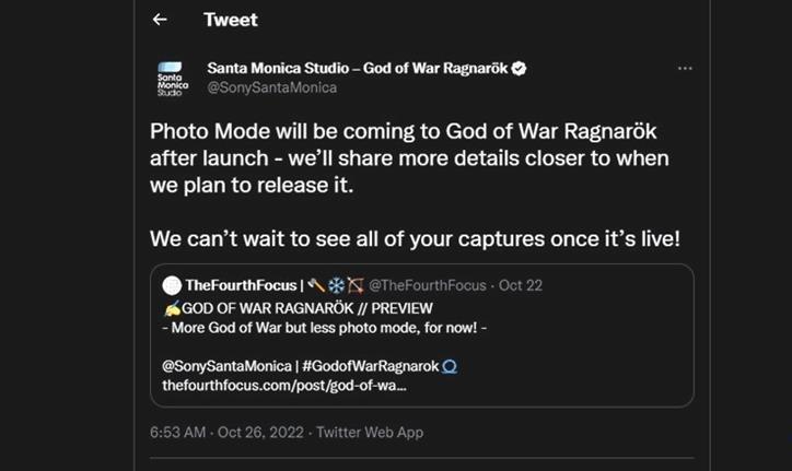 God Of War Ragnarok: Cómo usar el modo foto