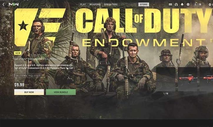 Call Of Duty Modern Warfare 2 Store no funciona