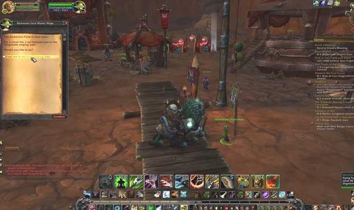 World Of Warcraft Llegar a la Feria de la Luna Oscura desde Orgrimmar (Guía de localización)