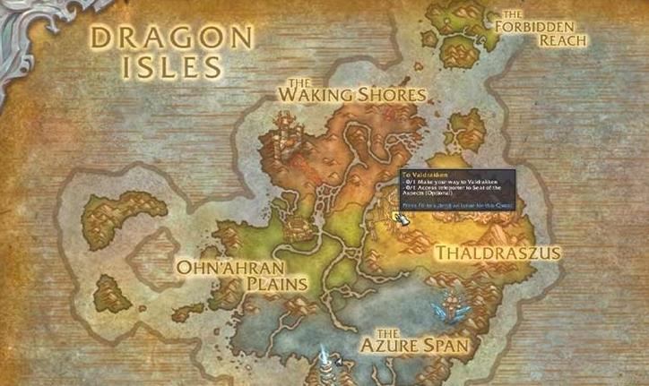 WOW Dragonflight: Cómo llegar a Valdrakken